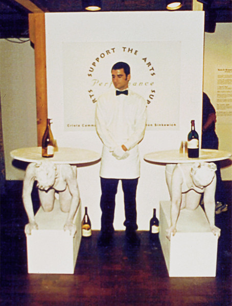 Support The Arts, Anderson Ranch, 1997 (we served wine off our backs for the opening)